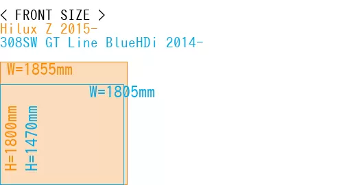 #Hilux Z 2015- + 308SW GT Line BlueHDi 2014-